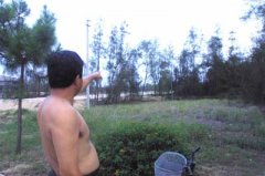記者又來到文武砂鎮另一處防風林