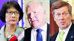 多伦多市长候选人环保议题评分 华裔候选人最高