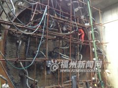 该区间在下行线施工中碰著一个非凡情况